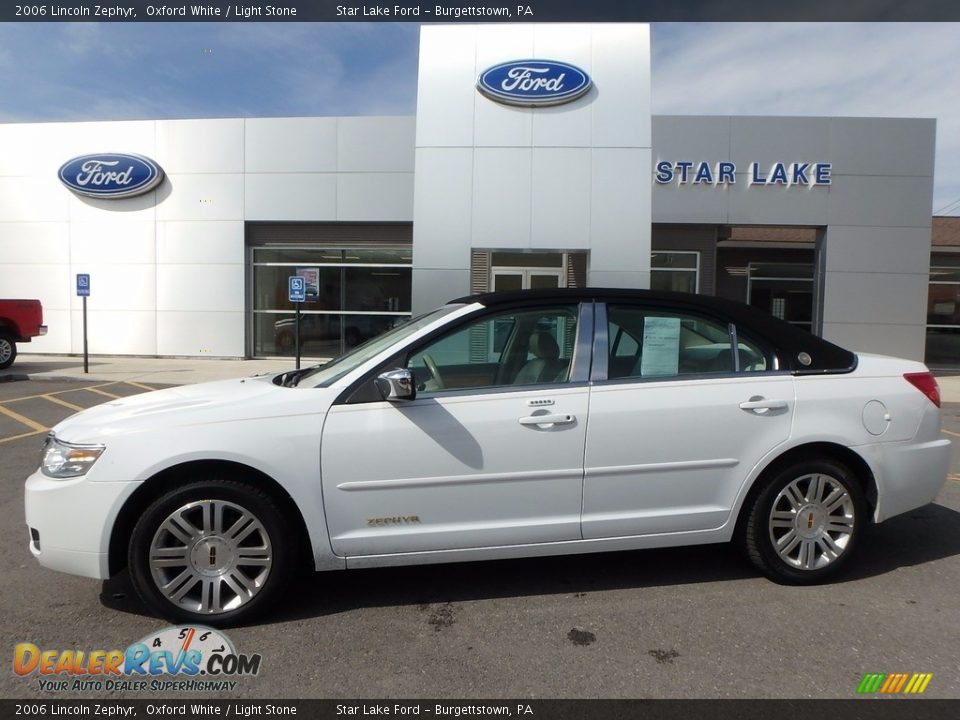 2006 Lincoln Zephyr Oxford White / Light Stone Photo #1