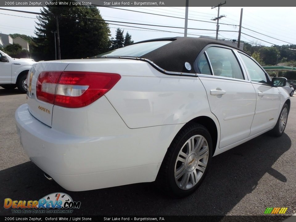 2006 Lincoln Zephyr Oxford White / Light Stone Photo #2