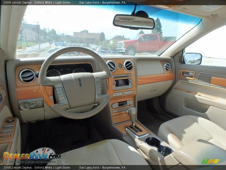 2006 Lincoln Zephyr Oxford White / Light Stone Photo #3