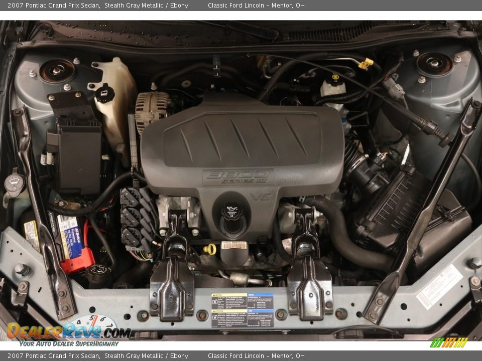 2007 Pontiac Grand Prix Sedan Stealth Gray Metallic / Ebony Photo #16