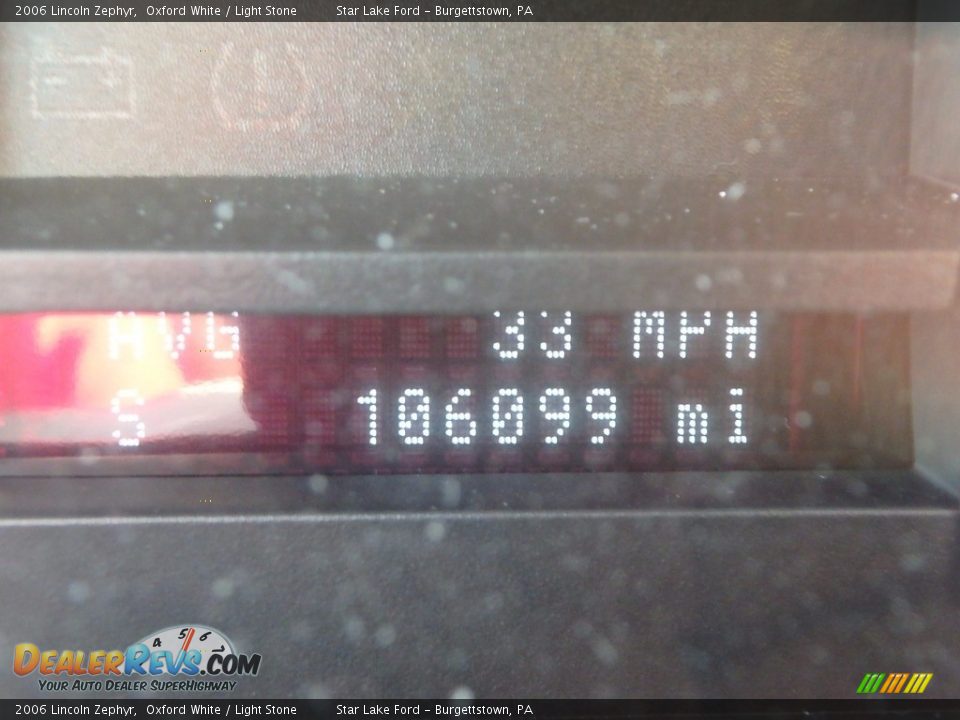 2006 Lincoln Zephyr Oxford White / Light Stone Photo #5