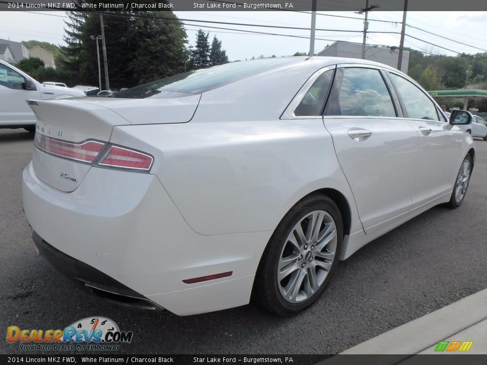 2014 Lincoln MKZ FWD White Platinum / Charcoal Black Photo #2