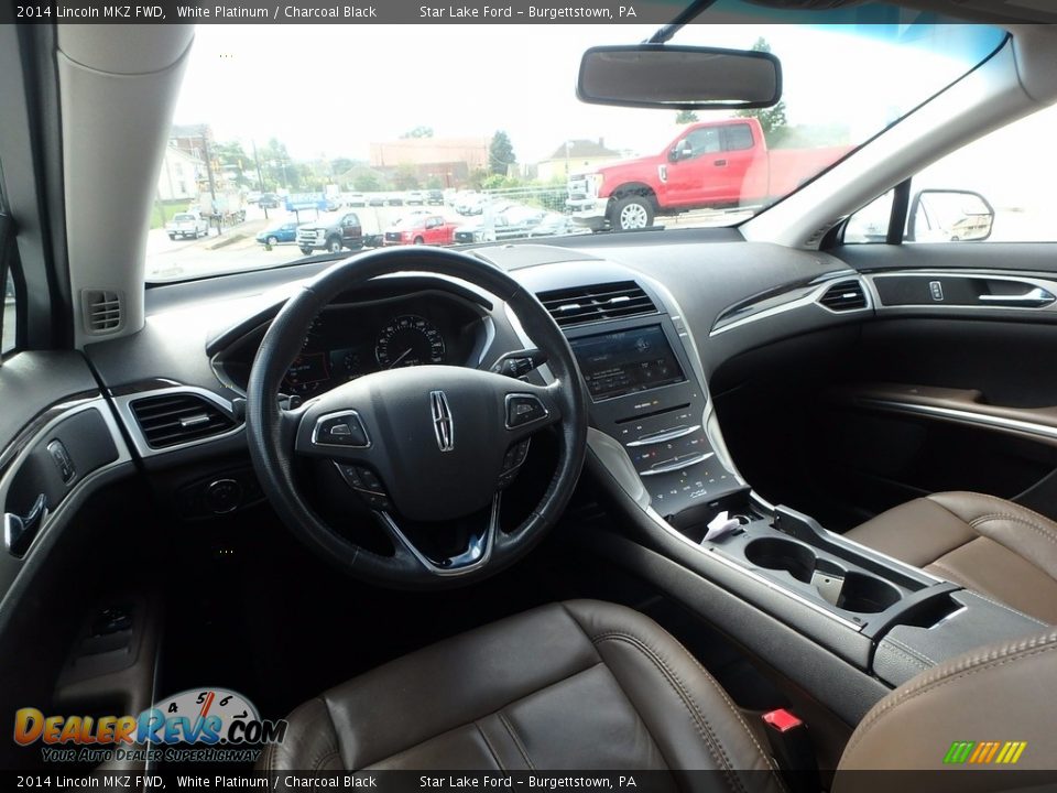 2014 Lincoln MKZ FWD White Platinum / Charcoal Black Photo #3