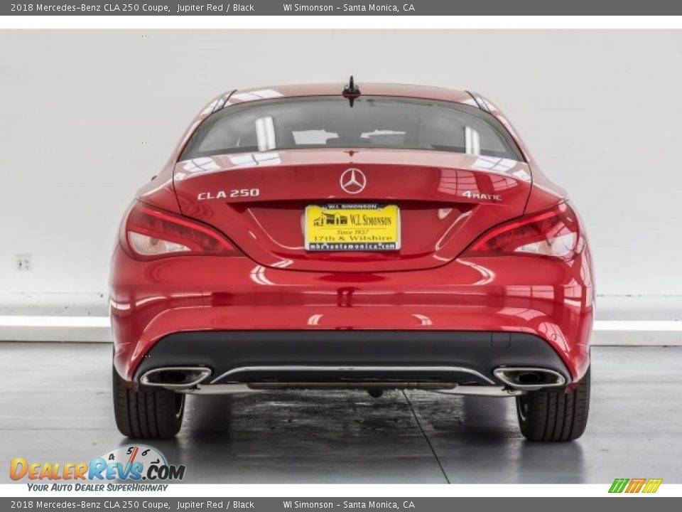 2018 Mercedes-Benz CLA 250 Coupe Jupiter Red / Black Photo #4
