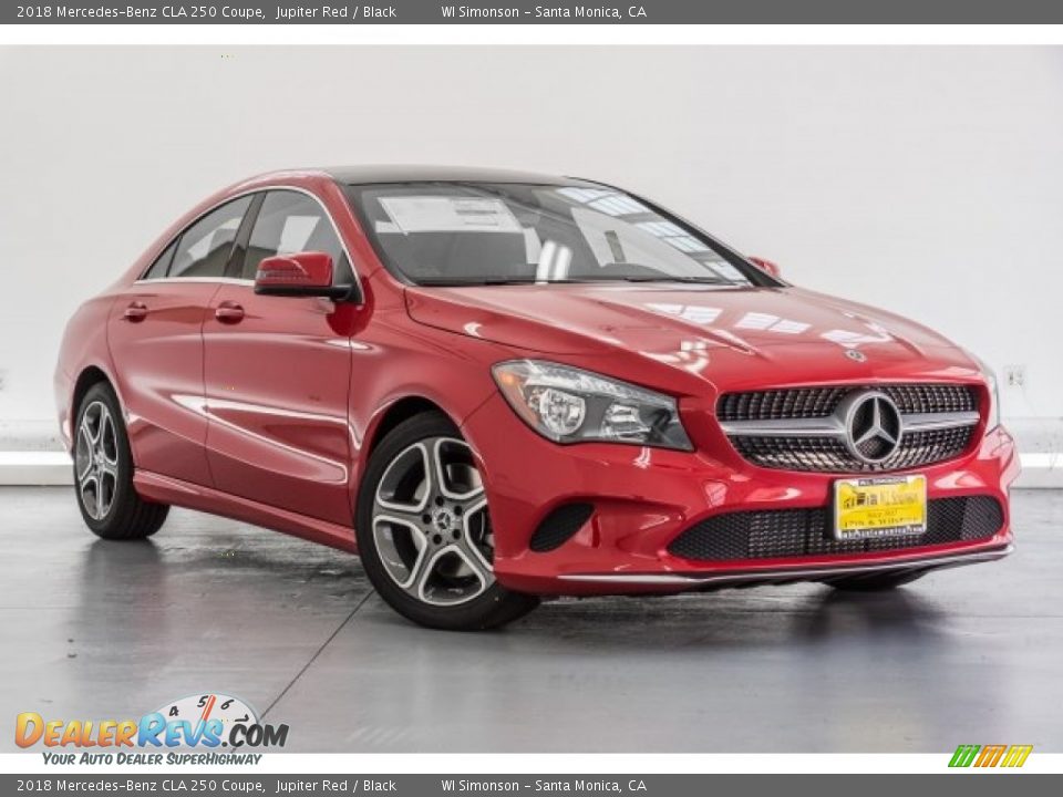 2018 Mercedes-Benz CLA 250 Coupe Jupiter Red / Black Photo #10