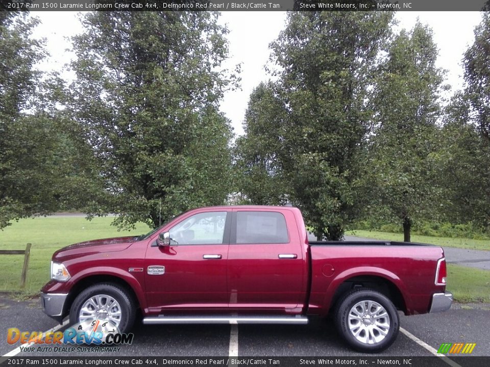 Delmonico Red Pearl 2017 Ram 1500 Laramie Longhorn Crew Cab 4x4 Photo #1