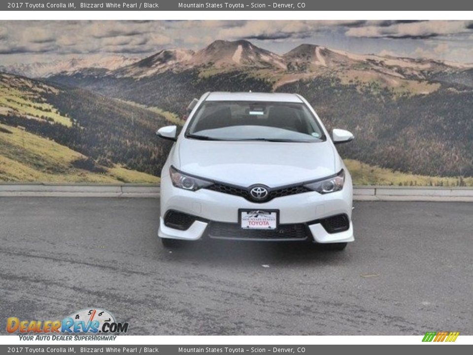 2017 Toyota Corolla iM Blizzard White Pearl / Black Photo #2
