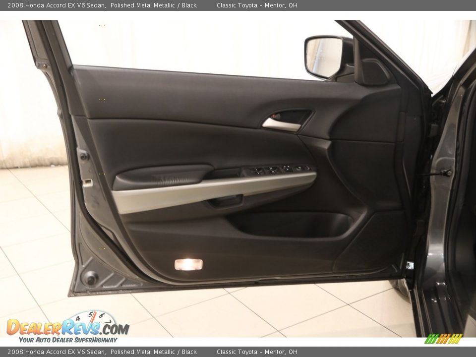 2008 Honda Accord EX V6 Sedan Polished Metal Metallic / Black Photo #4