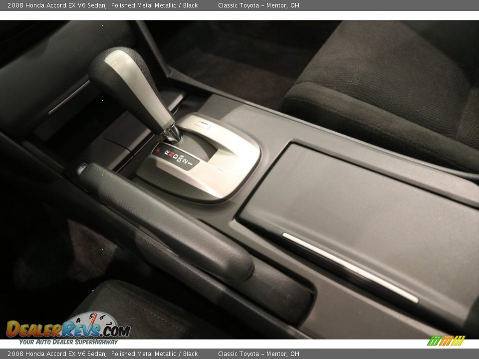 2008 Honda Accord EX V6 Sedan Polished Metal Metallic / Black Photo #11