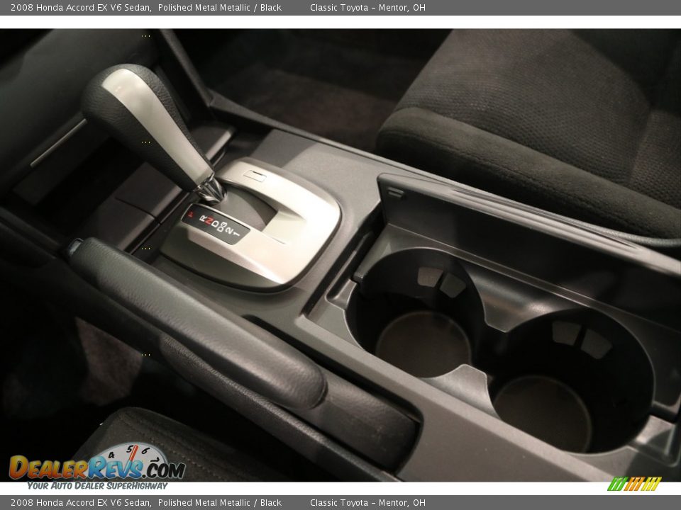 2008 Honda Accord EX V6 Sedan Polished Metal Metallic / Black Photo #12