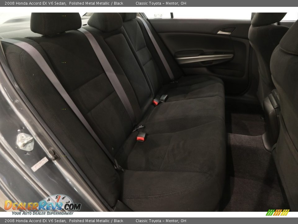 2008 Honda Accord EX V6 Sedan Polished Metal Metallic / Black Photo #15