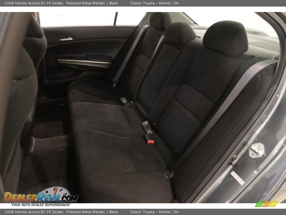 2008 Honda Accord EX V6 Sedan Polished Metal Metallic / Black Photo #16