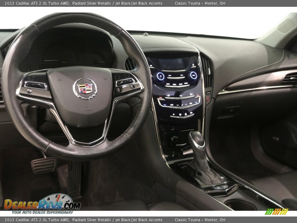 2013 Cadillac ATS 2.0L Turbo AWD Radiant Silver Metallic / Jet Black/Jet Black Accents Photo #6