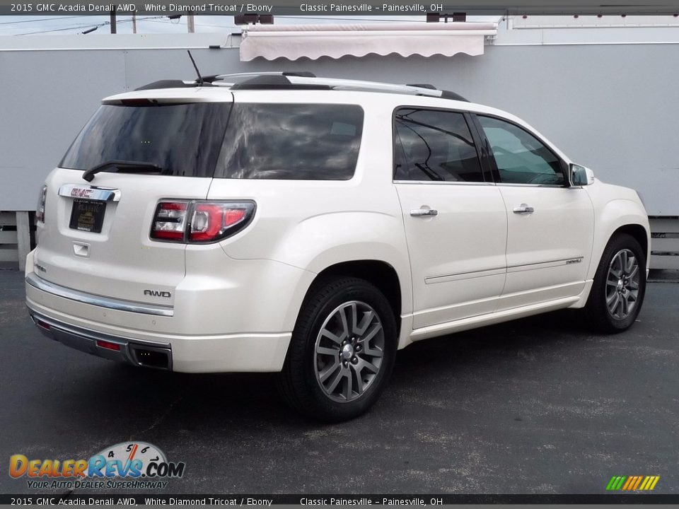 2015 GMC Acadia Denali AWD White Diamond Tricoat / Ebony Photo #2