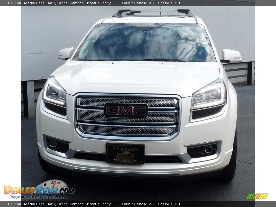 2015 GMC Acadia Denali AWD White Diamond Tricoat / Ebony Photo #4