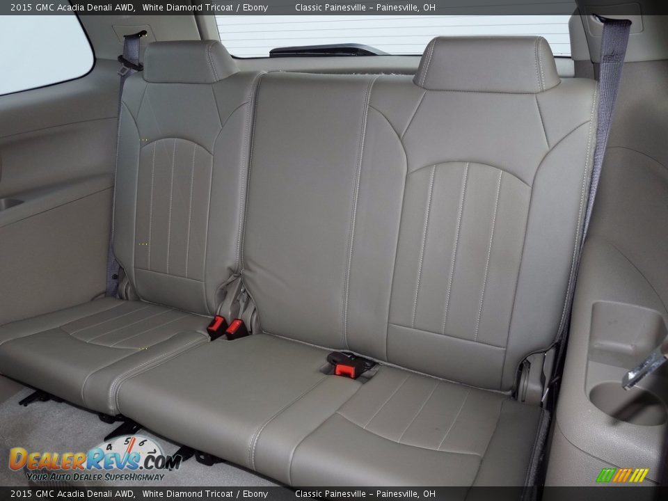 2015 GMC Acadia Denali AWD White Diamond Tricoat / Ebony Photo #10