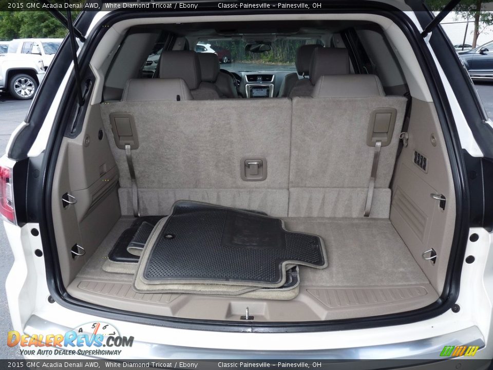2015 GMC Acadia Denali AWD White Diamond Tricoat / Ebony Photo #11