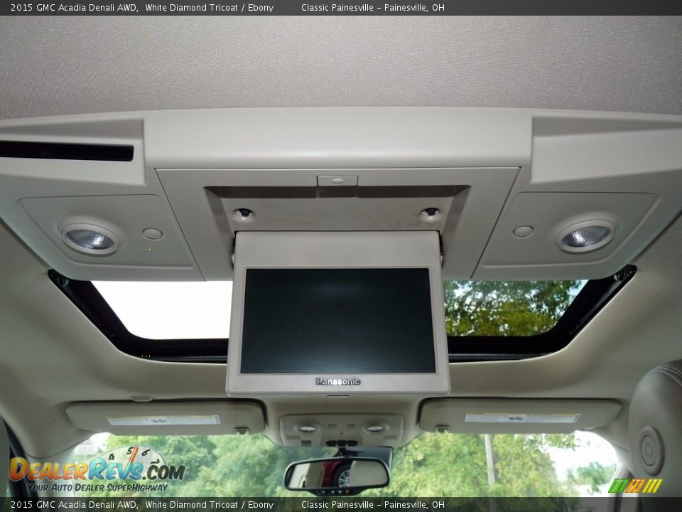 2015 GMC Acadia Denali AWD White Diamond Tricoat / Ebony Photo #16
