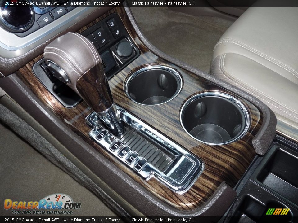 2015 GMC Acadia Denali AWD White Diamond Tricoat / Ebony Photo #17