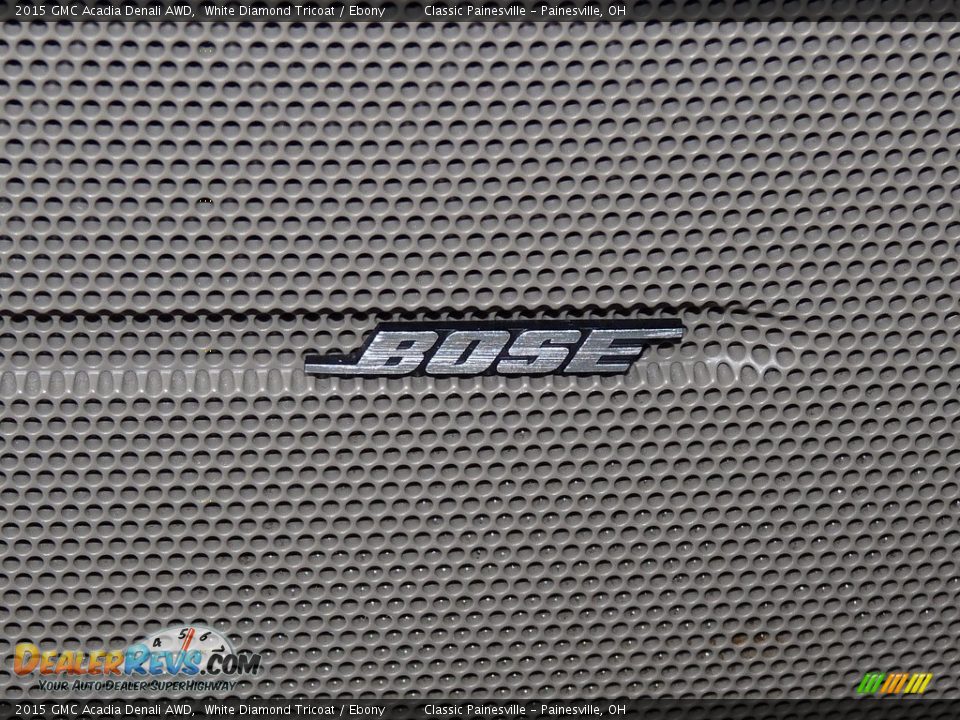 2015 GMC Acadia Denali AWD White Diamond Tricoat / Ebony Photo #20