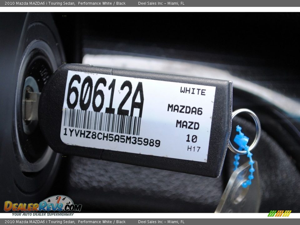 2010 Mazda MAZDA6 i Touring Sedan Performance White / Black Photo #20