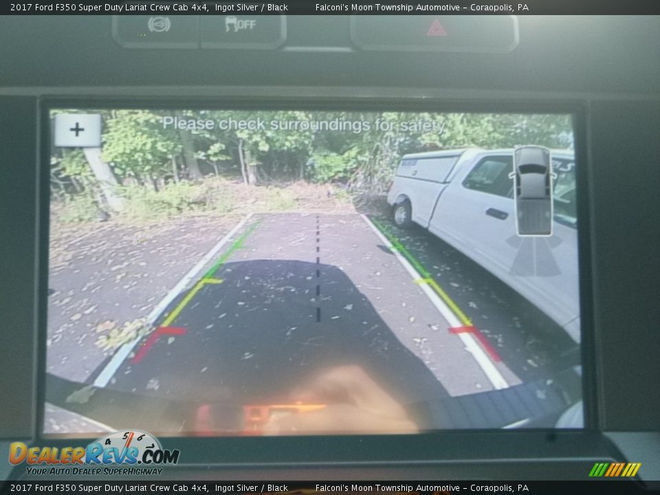 2017 Ford F350 Super Duty Lariat Crew Cab 4x4 Ingot Silver / Black Photo #15