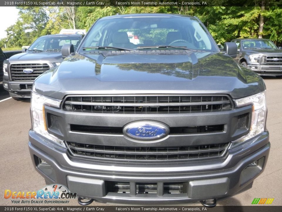 2018 Ford F150 XL SuperCab 4x4 Magnetic / Earth Gray Photo #3