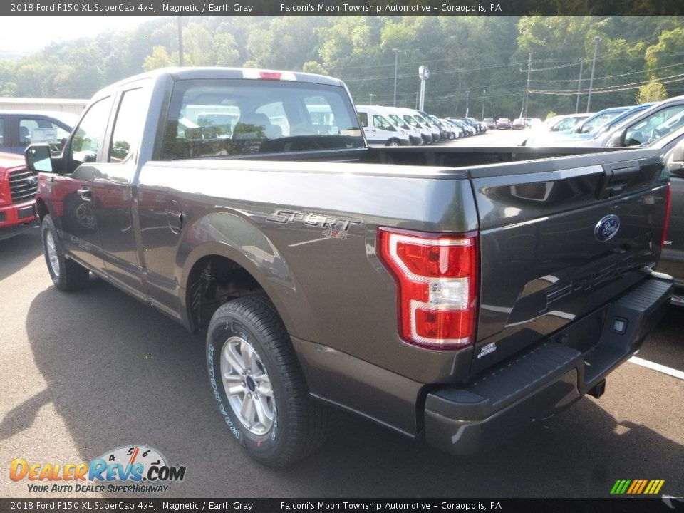 2018 Ford F150 XL SuperCab 4x4 Magnetic / Earth Gray Photo #5