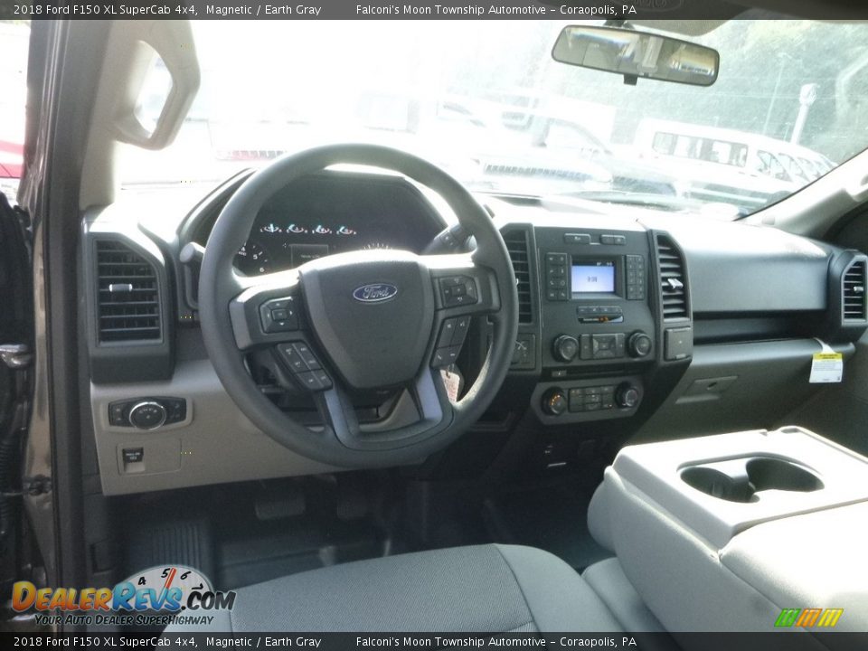 2018 Ford F150 XL SuperCab 4x4 Magnetic / Earth Gray Photo #9