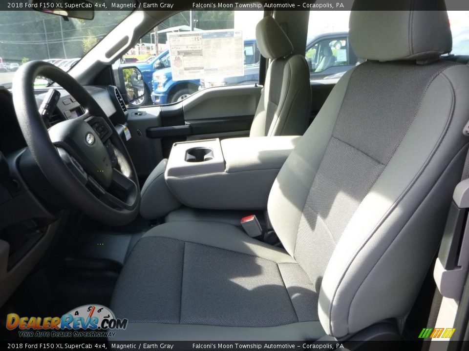 2018 Ford F150 XL SuperCab 4x4 Magnetic / Earth Gray Photo #12