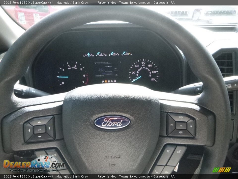 2018 Ford F150 XL SuperCab 4x4 Magnetic / Earth Gray Photo #15