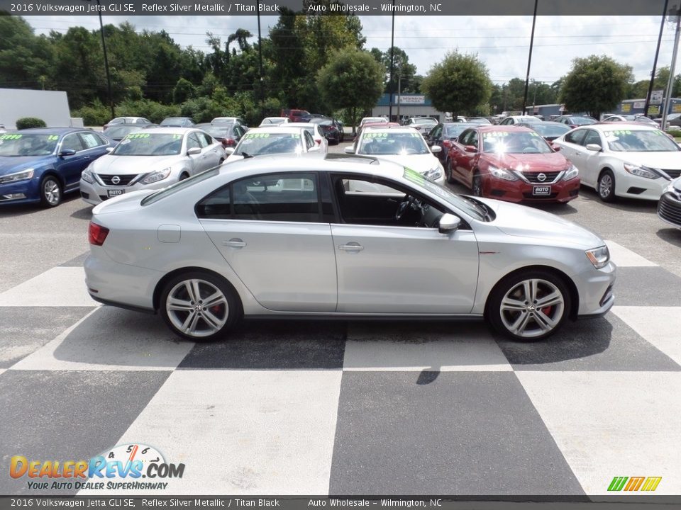 2016 Volkswagen Jetta GLI SE Reflex Silver Metallic / Titan Black Photo #3