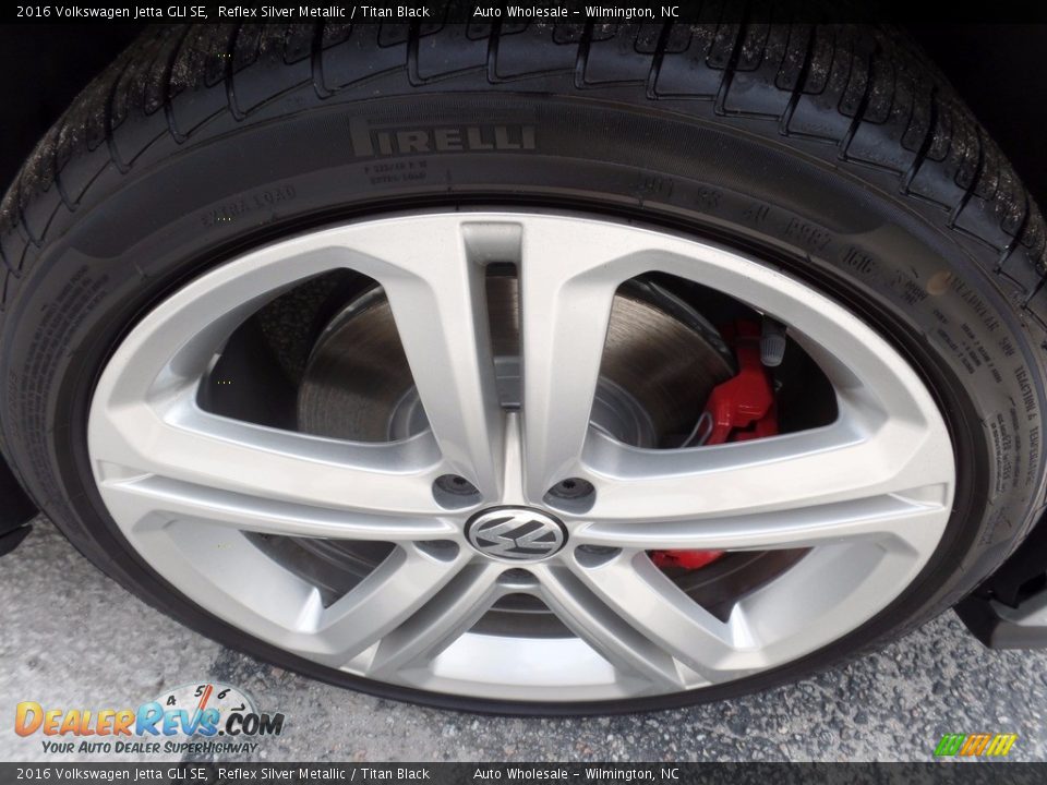 2016 Volkswagen Jetta GLI SE Reflex Silver Metallic / Titan Black Photo #7