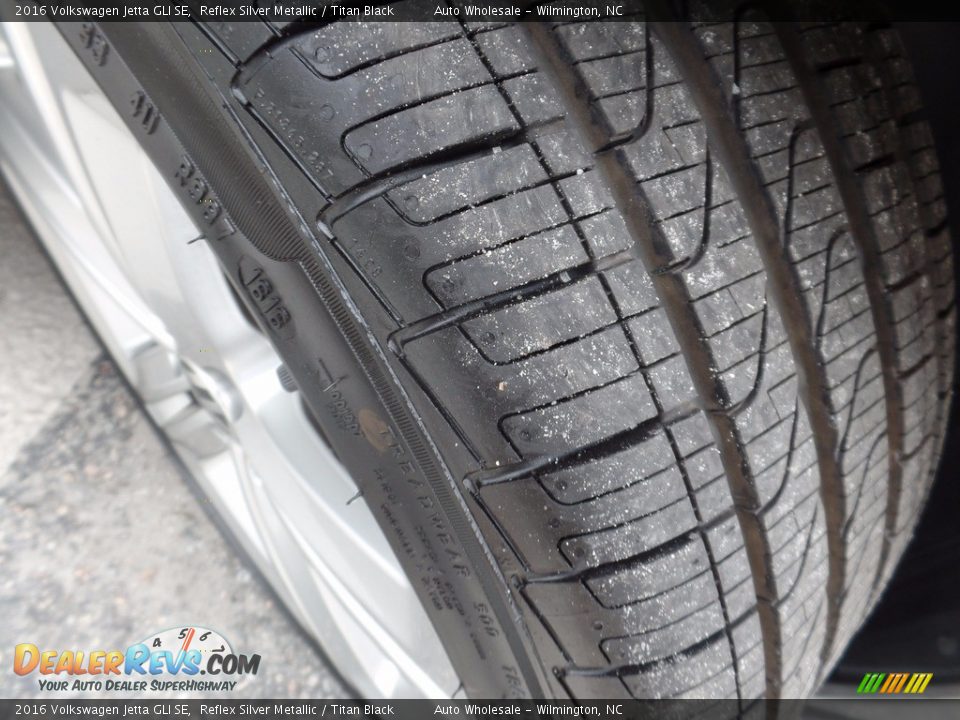 2016 Volkswagen Jetta GLI SE Reflex Silver Metallic / Titan Black Photo #8