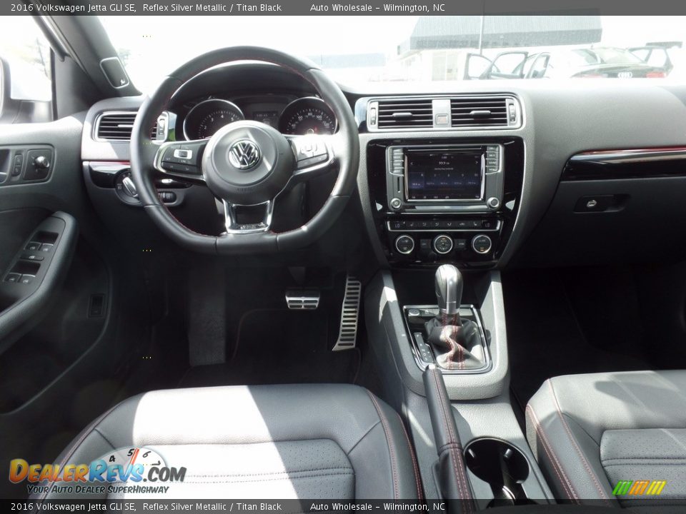 2016 Volkswagen Jetta GLI SE Reflex Silver Metallic / Titan Black Photo #15