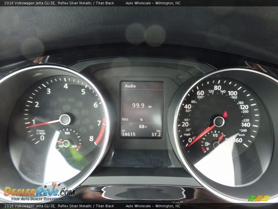 2016 Volkswagen Jetta GLI SE Reflex Silver Metallic / Titan Black Photo #16