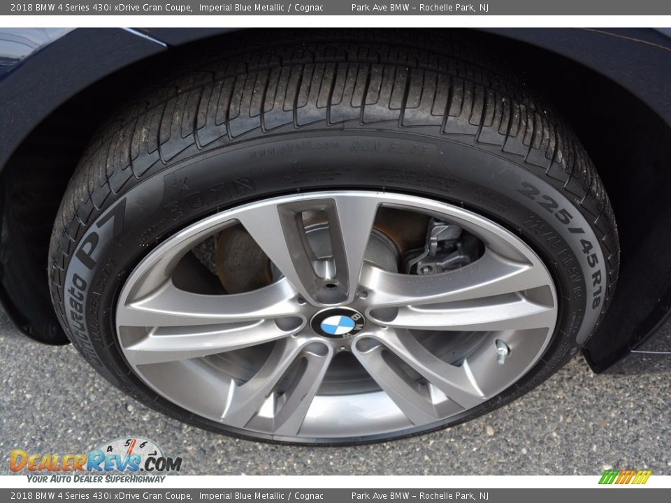 2018 BMW 4 Series 430i xDrive Gran Coupe Imperial Blue Metallic / Cognac Photo #33