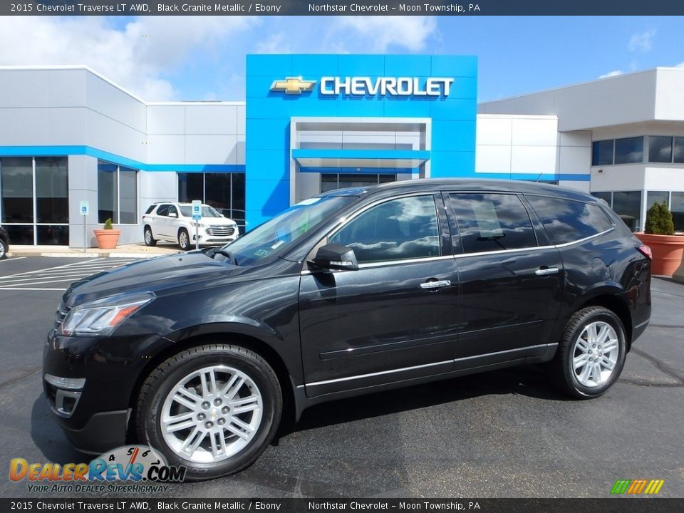 2015 Chevrolet Traverse LT AWD Black Granite Metallic / Ebony Photo #1