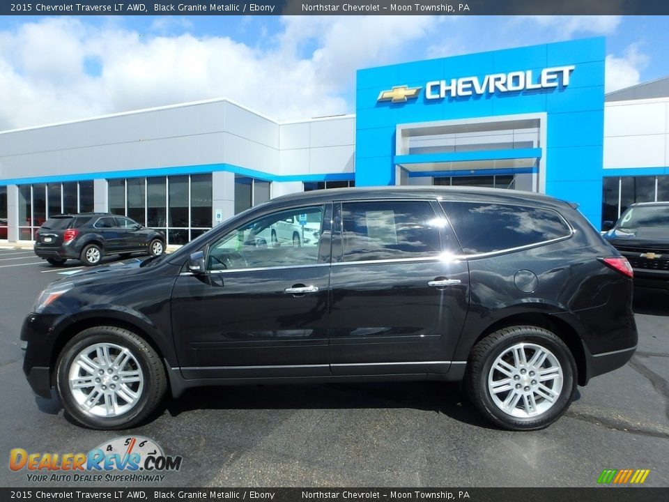 2015 Chevrolet Traverse LT AWD Black Granite Metallic / Ebony Photo #3