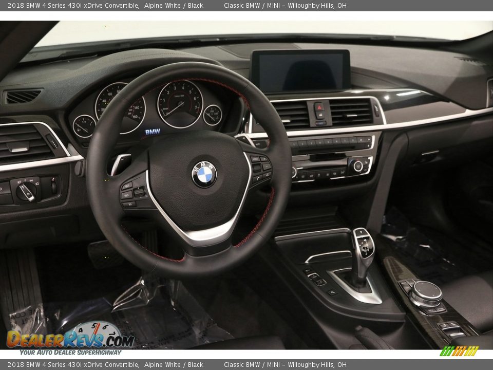 2018 BMW 4 Series 430i xDrive Convertible Alpine White / Black Photo #7