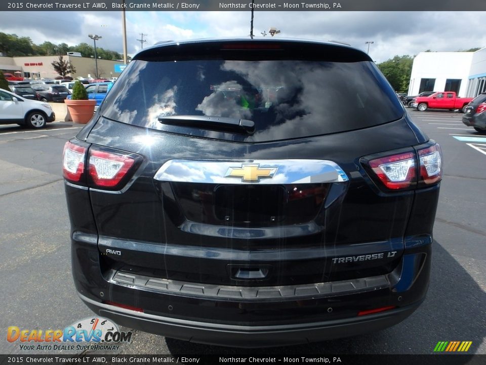 2015 Chevrolet Traverse LT AWD Black Granite Metallic / Ebony Photo #6