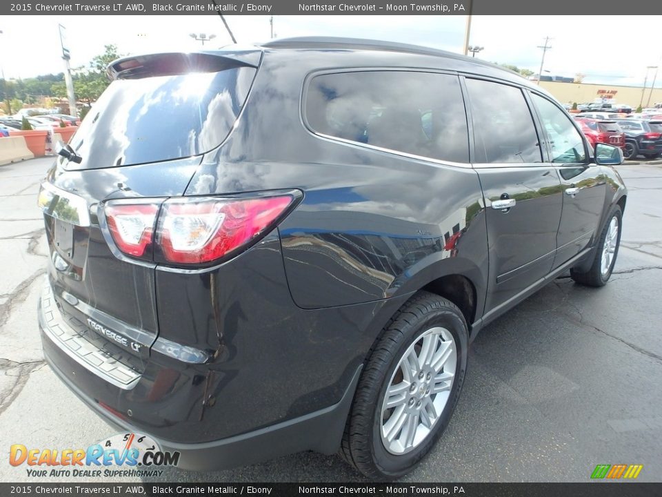2015 Chevrolet Traverse LT AWD Black Granite Metallic / Ebony Photo #8