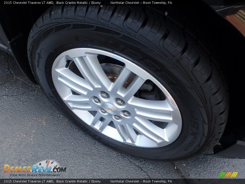 2015 Chevrolet Traverse LT AWD Black Granite Metallic / Ebony Photo #14