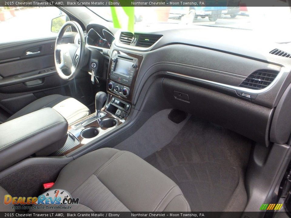 2015 Chevrolet Traverse LT AWD Black Granite Metallic / Ebony Photo #16