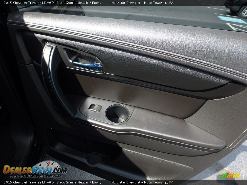 2015 Chevrolet Traverse LT AWD Black Granite Metallic / Ebony Photo #19