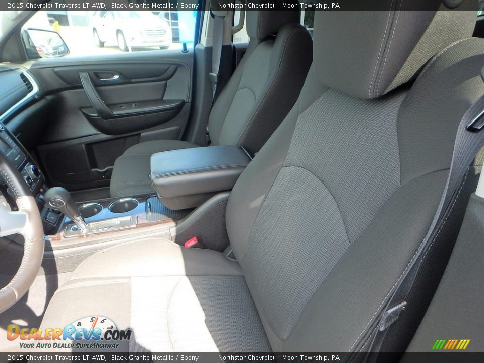 2015 Chevrolet Traverse LT AWD Black Granite Metallic / Ebony Photo #21