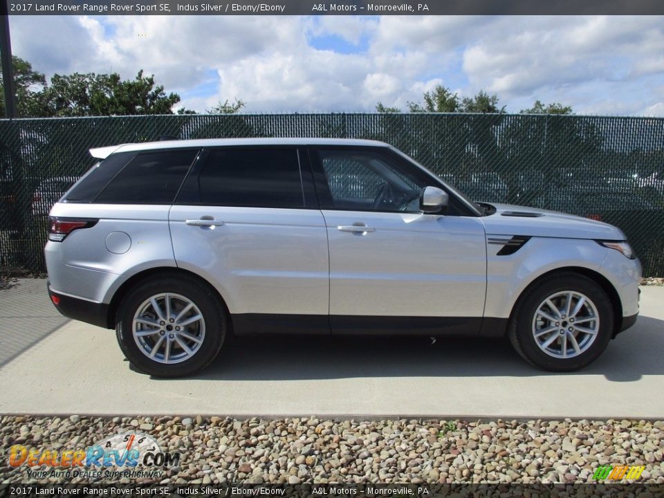 2017 Land Rover Range Rover Sport SE Indus Silver / Ebony/Ebony Photo #2