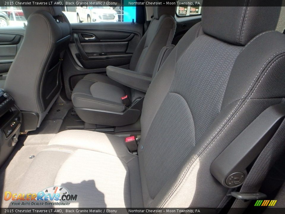 2015 Chevrolet Traverse LT AWD Black Granite Metallic / Ebony Photo #22
