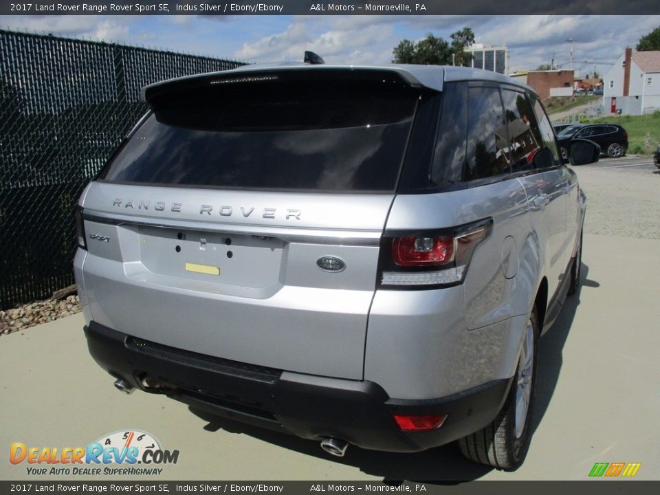 2017 Land Rover Range Rover Sport SE Indus Silver / Ebony/Ebony Photo #3