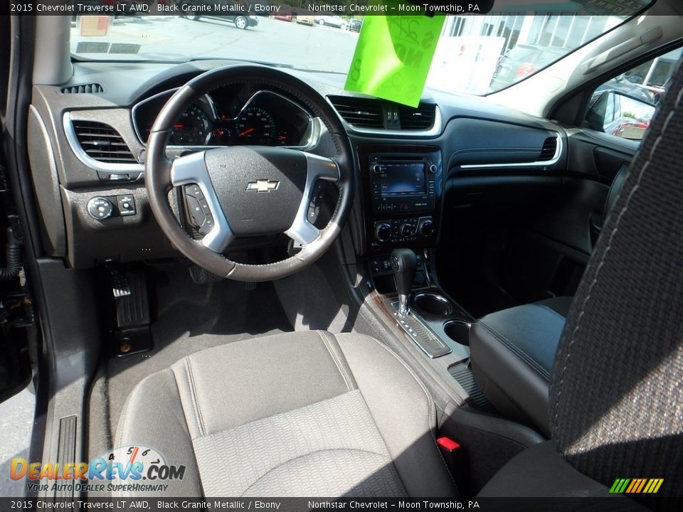 2015 Chevrolet Traverse LT AWD Black Granite Metallic / Ebony Photo #23